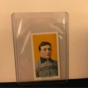 Honus Wagner Remake Card Perfect Condition